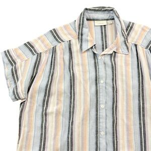 Ecothreads Linen Blend Shirt Dress